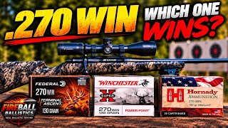 Which .270 Win Factory Ammo Shoots Best | Savage Axis 2 Pro Ammo Test
