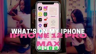 WHATS ON MY IPHONE 12 pro MAX | aesthetic, widgets, Apps I use to edit, & more| eunoianettaa screenshot 4