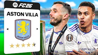 I Rebuild Aston Villa after Europa League WIN! 🏆