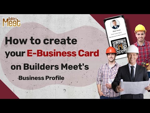 10-2-3-How to create E-Business card on BuildersMeet Business Profile?