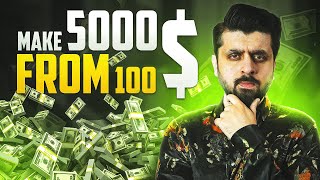 HOW TO MAKE $5000 FROM $100 #BTC #Crypto
