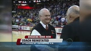 Bob Letsch reinstated at Racine St. Catherine's