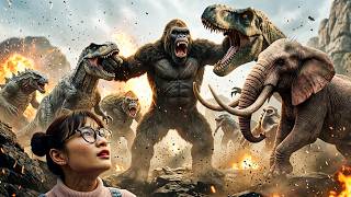 King Kong Battles Giant Monsters To Protect His Close Friends | Action Movie Short Film | ZinS Films