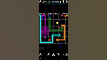 How To Solve Flow Free Jumbo Rainbow Pack Level 147 12x12 Board Walk Through Solution Walkthrough