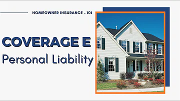 Parts of a home insurance policy, Coverage E, Personal Liability