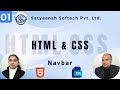 01-Making Navbar using html and css | Satyaansh Softech pvt ltd | Panipat