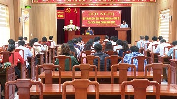 Đẩy mạnh các giải pháp nâng cao chỉ số cải cách hành chính năm 2023