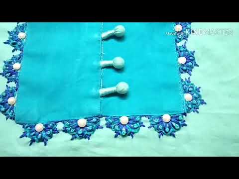 278-Neckline design with very simple stitches (Hindi/Urdu) - YouTube