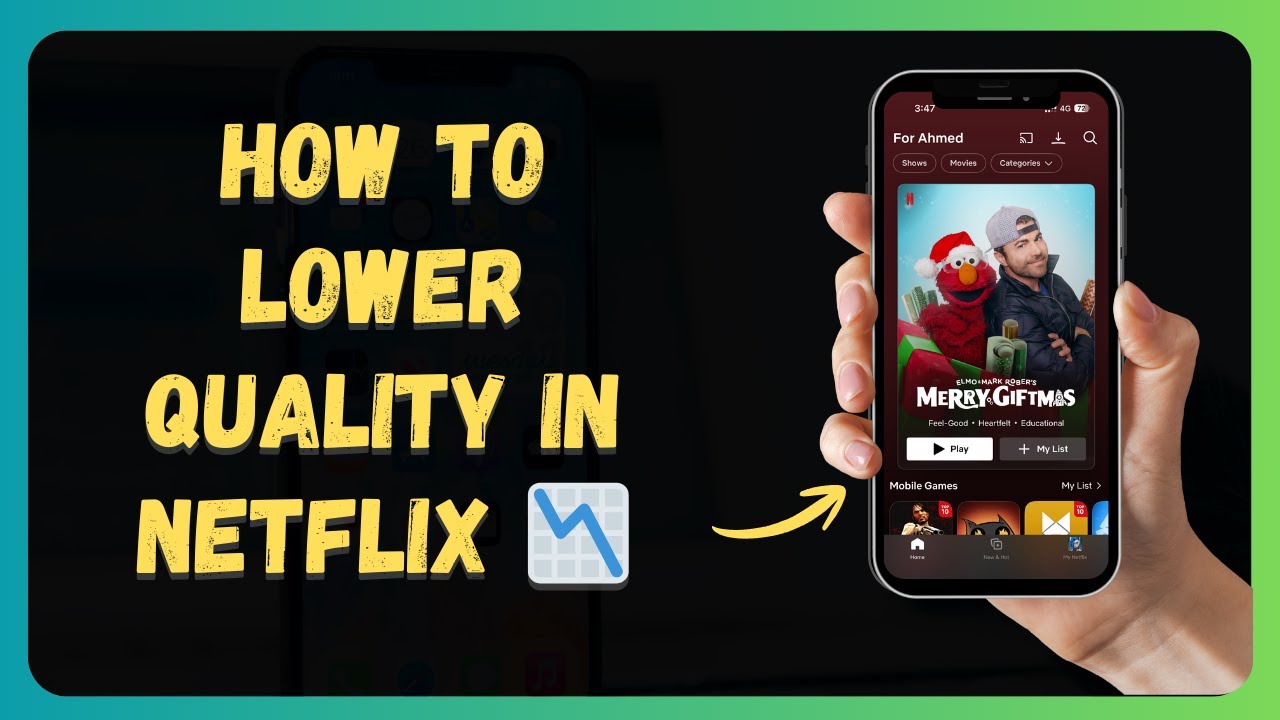 Как снизить качество просмотра в Netflix 📉 | Уменьшить потребление данных | Пошаговая инструкция