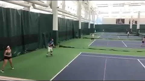 Julia Abrams 2021:   Warming up With ATP Pros