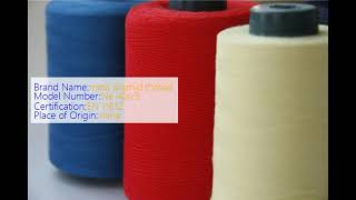 Heat Resistant Aramid Thread for Industrial Safety Gear