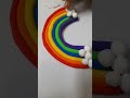 ক্লে দিয়ে রংধনু তৈরি। 🌈 Rainbow