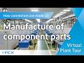 Step 2: Manufacture of component parts - How connectors are made | Virtual Plant Tour | I-PEX