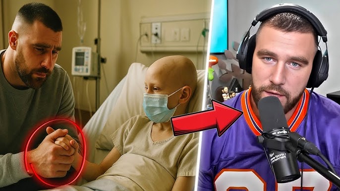 TRAVIS KELCE VISITS TERMINALLY ILL FAN WITH CANCER—WHAT HE DOES LEAVES  EVERYONE IN TEARS - YouTube