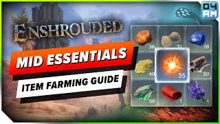 Enshrouded ULTIMATE Mid & End Zone Item Farming Guide  All Locations & Best Upgrades