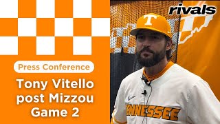 Tennessee baseball’s Tony Vitello recaps series win over Missouri
