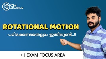 ROTATIONAL MOTION #1 | Focus area | +1 physics | FARIS SIR