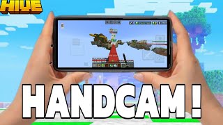 The BEST Hive BedWar HANDCAM!!!    #popular #minecraft #handcam 