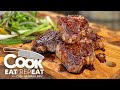 Nate's Beautiful Pomegranate Soy Glazed Lamb Chops | Cook Eat Repeat | Blackstone Griddle