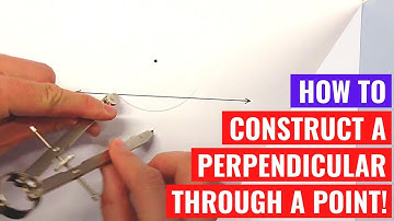 Constructing a Perpendicular Line Through a Point