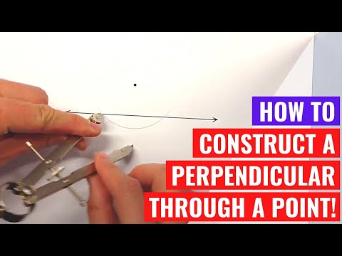 Constructing a Perpendicular Line Through a Point