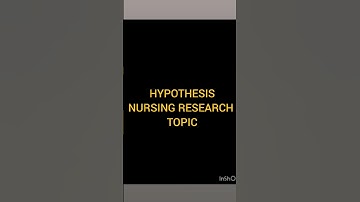 HYPOTHESIS/NURSING RESEARCH/#bscnursing#norcet#gnm#nursing#trending#trend#shortnotes#shorts#youtube
