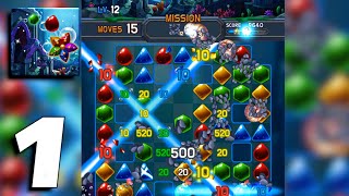 Jewel Water World - Gameplay Part 1 Levels 1-12 (Android,iOS) screenshot 2