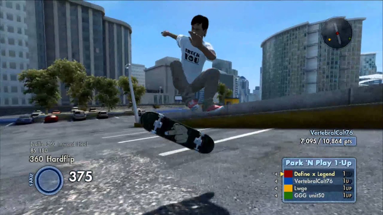 Skate 3 геймплей.