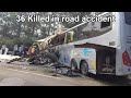 Najmanje 36 mrtvih u sudaru autobusa i kombija
