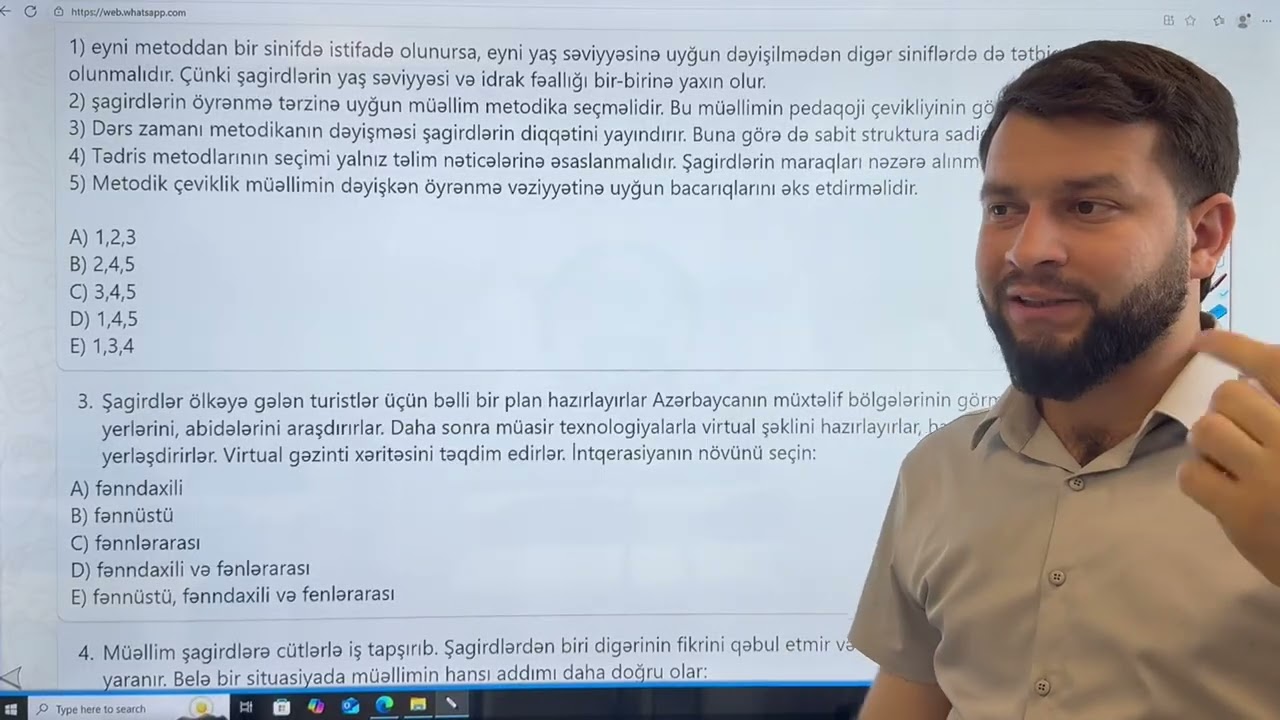 20 iyun SERTİFİKASİYA sualları | Elgün Əhmədov 0506977833 #miq #kurikulum  #sertifikasiya