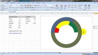 Create Speedometer Chart In Excel Hindi screenshot 4