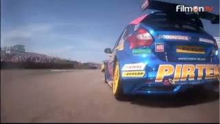 BTCC 2016. Race 1 Thruxton. Red Flag