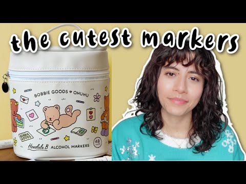 Bobbie Goods x Ohuhu Marker Set Unboxing