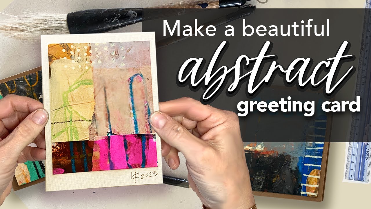 Make a Greeting Card That’s Also a Beautiful Piece of Art 🎨 - YouTube
