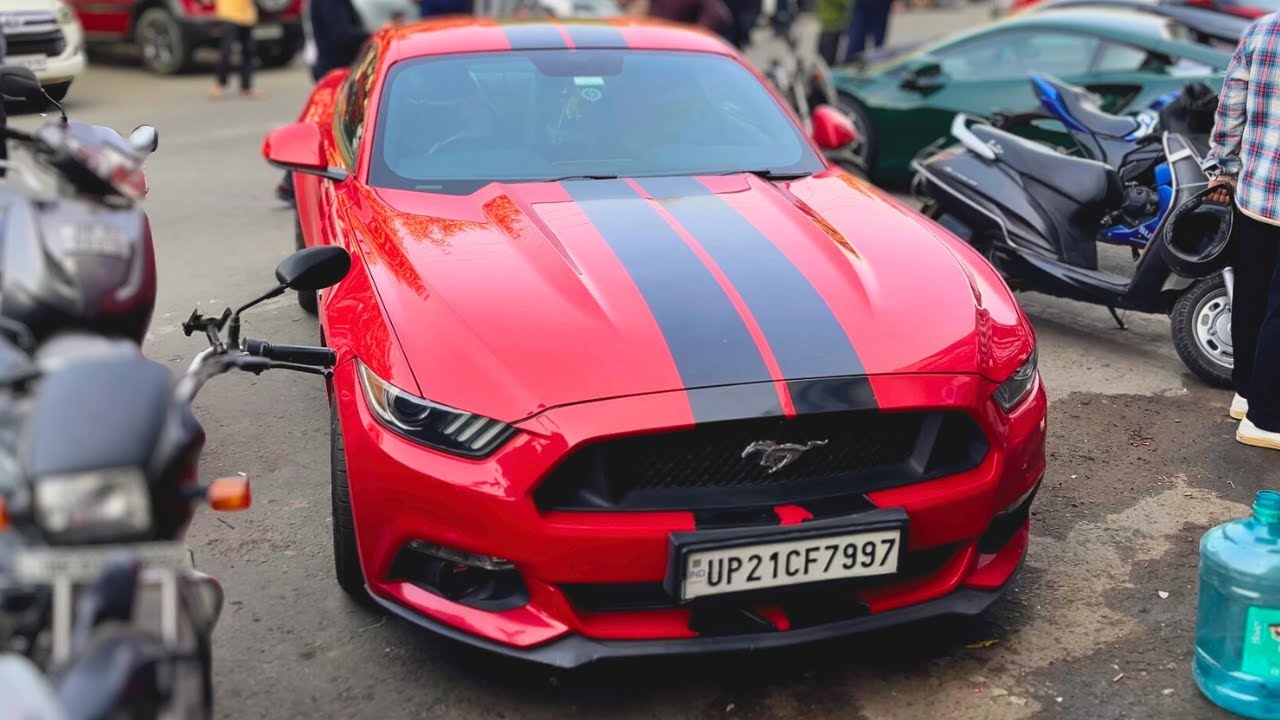 Ford Mustang GT in Red Colour Looking Amazing - Top Speed Test 😱