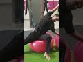 SIDE STRETCH WITH HIP STABILITY EXERCISES USE FITBALL#motivation #aarvista #stretch #movementjoints