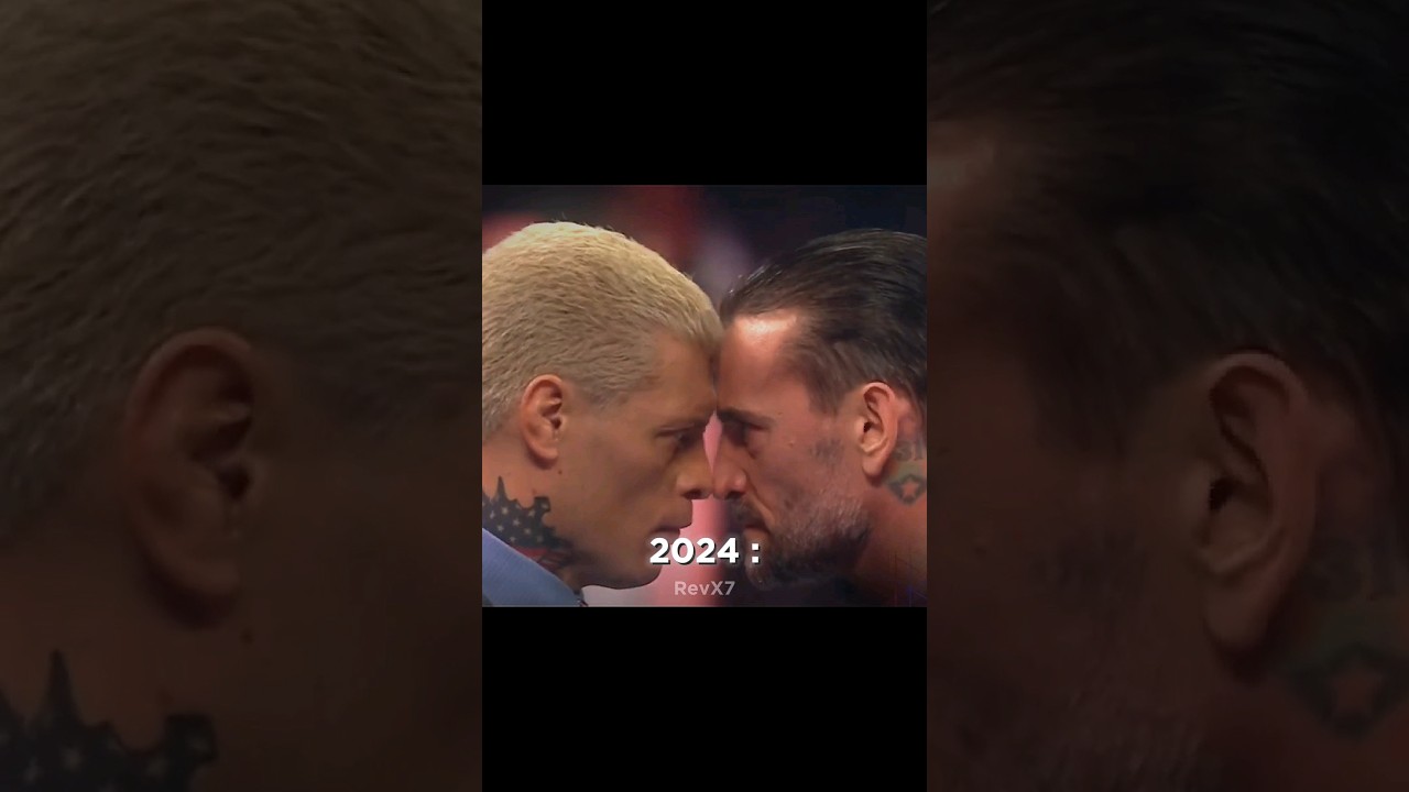 ⁣CM Punk & Cody Rhodes Then vs Now 🥵 Edit