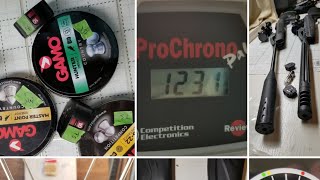 Gamo Swarm Maim Vs Swarm Magnum .22 Pellets - Decibel And Speed Tests