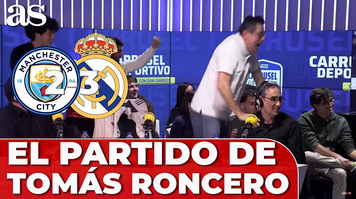 RONCERO, REACCIÓN: del drama a LA GLORIA en el MANCHESTER CITY 2 - REAL MADRID 3