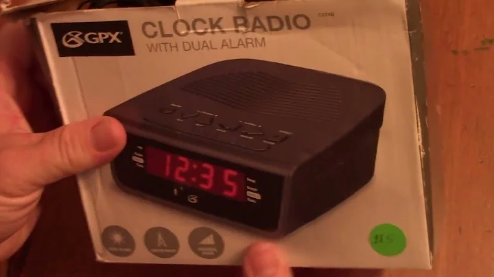 2021 GPX C224B  Clock Radio With Dual Alarm