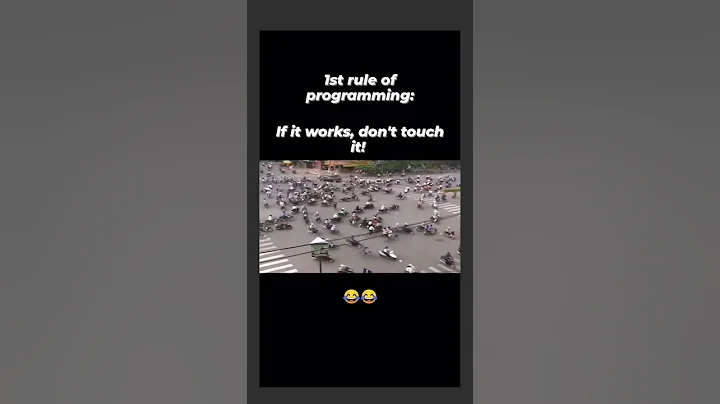when program works , don't touch it #coding #programming #memes #viralvideo #funny #codingmemes