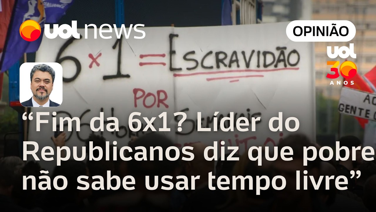 Líder do Republicanos erra sobre 6x1; mais um político que quer tutelar tempo do povo | Sakamoto
