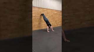 Wall walk progression 1 (Just legs)