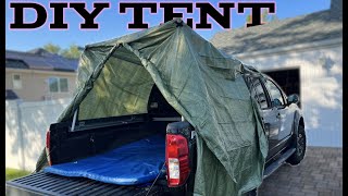 HOW TO BUILD A PICKUP TRUCK TENT (Nissan Frontier DIY Tent)