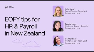 EOFY tips for HR and Payroll in New Zealand