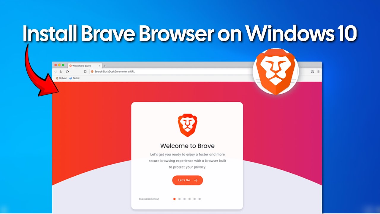 How to Install Brave Browser on Windows 10 | Fast & Secure Browser