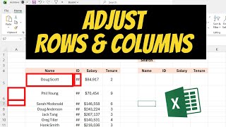 How To Change Row Height &amp; Column Width In Excel