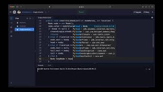 Linked List Insertion method Implementation  in Java