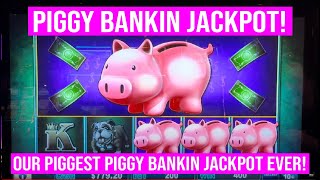 PIGGY BANKIN SLOT JACKPOT! OUR BIGGEST PIG JACKPOT EVER!