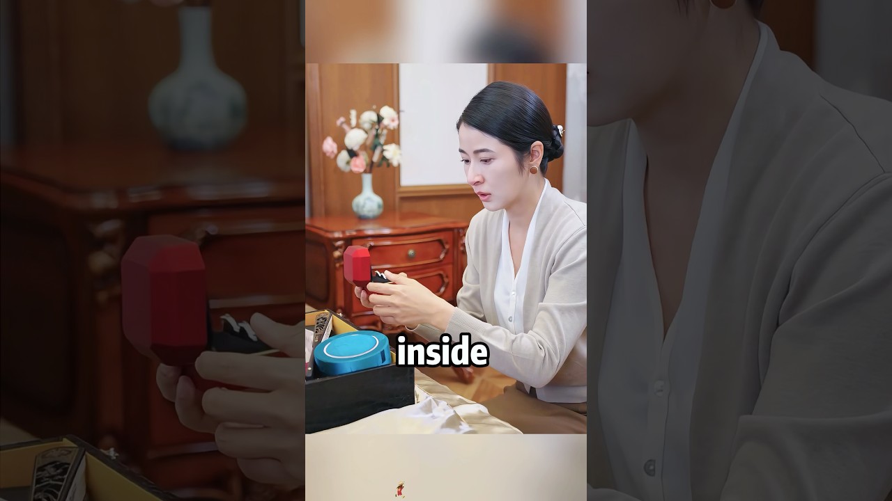 The woman found that the diamond ring her husband gave her had turned into a stone. 